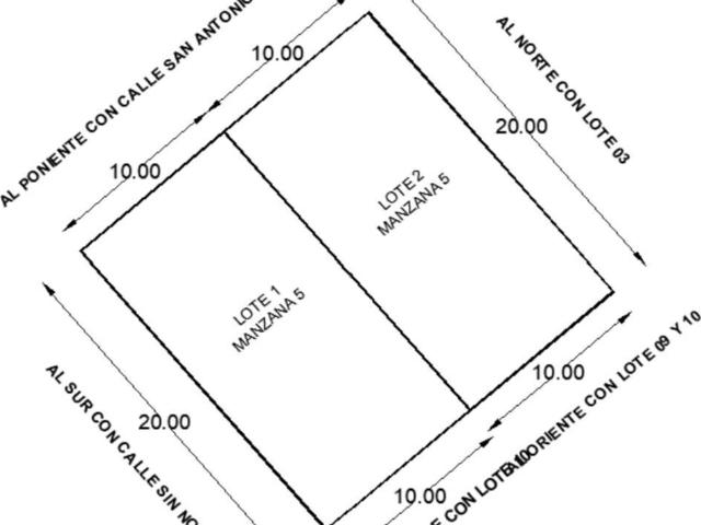Terreno en venta en Vicente Guerrero, Durango