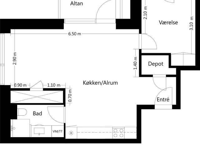 Lejlighed til leje i Pederstrup, Ballerup