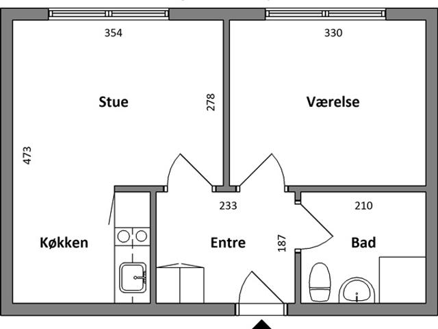 Lejlighed til leje i Herning, Århus