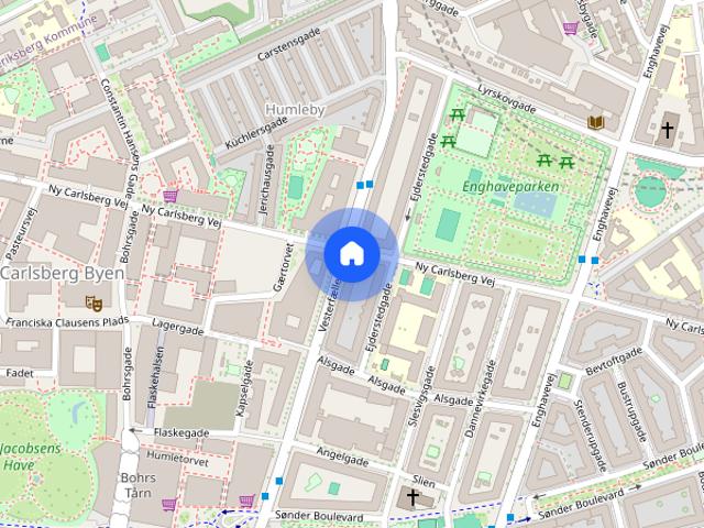 Zimmer til leje i Den Gule By, København