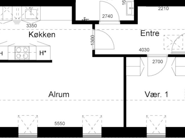 Lejlighed til leje i Bjerringbro, Århus