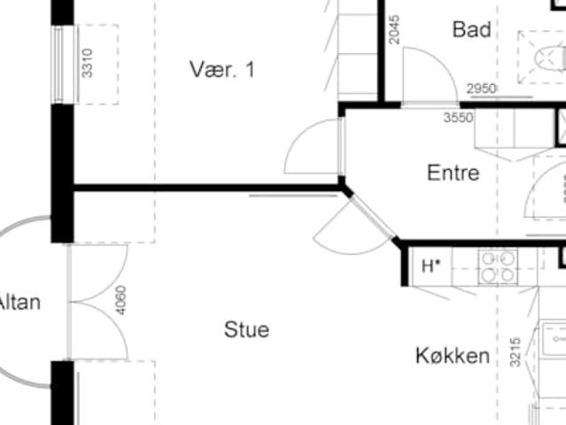 Lejlighed til leje i Thorsø, Århus