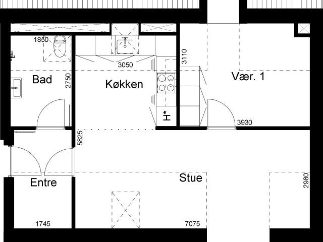 Lejlighed til leje i Ikast, Århus