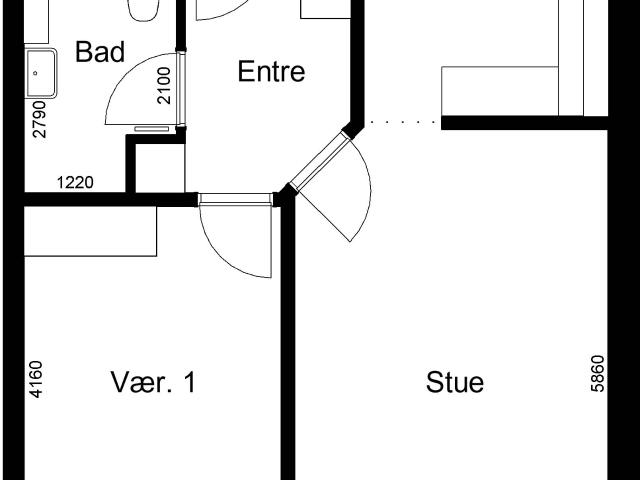 Lejlighed til leje i Roslev, Århus
