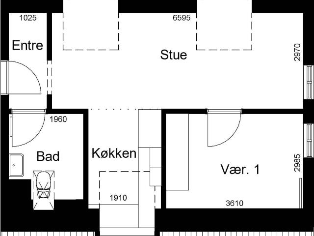 Lejlighed til leje i Roslev, Århus