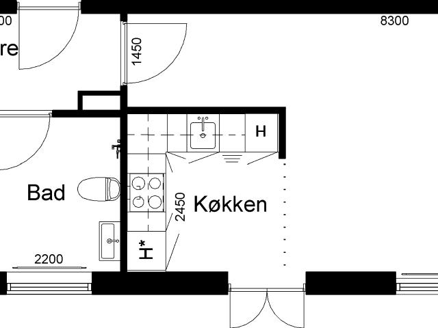 Lejlighed til leje i Spjald, Århus