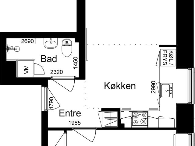 Lejlighed til leje i Vinderup, Århus