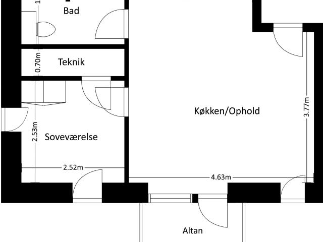 Lejlighed til leje i Århus
