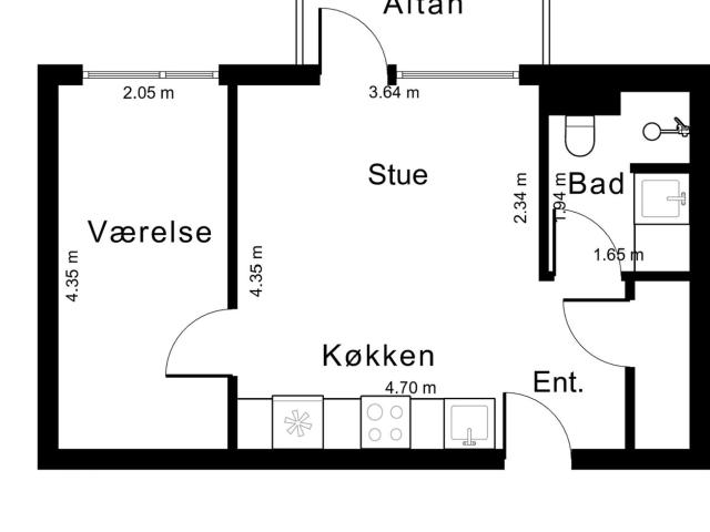 Lejlighed til leje i Tilst, Århus