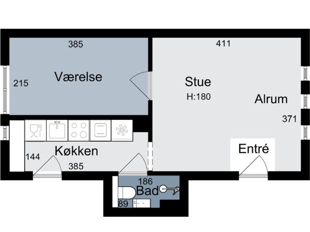 Lejlighed til leje i Århus