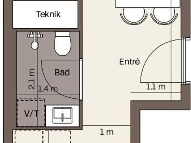 Lejlighed til leje i Nørrebro, København