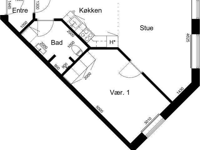 Lejlighed til leje i Aars, Brønderslev-Dronninglund