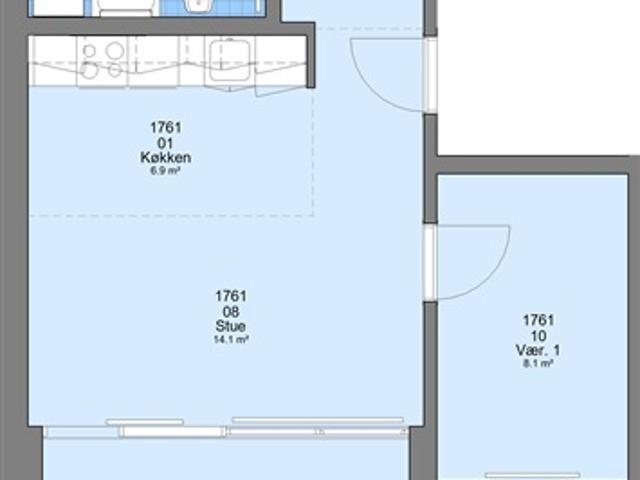 Lejlighed til leje i Ribe, Esbjerg