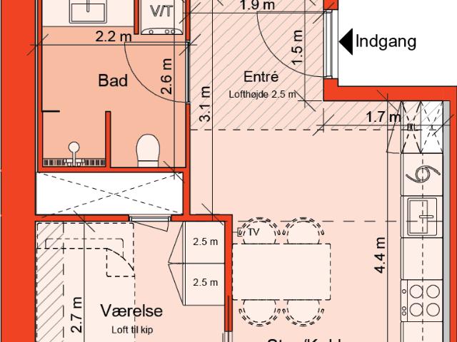 Lejlighed til leje i Århus