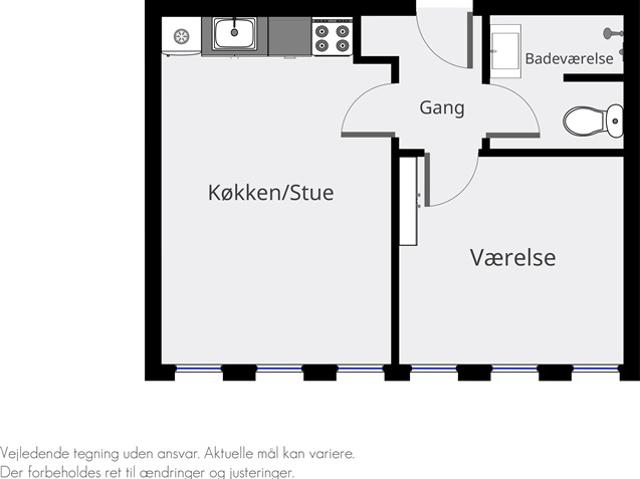 Lejlighed til leje i Herning, Århus