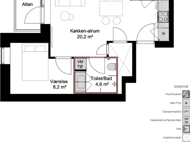 Lejlighed til leje i Odense
