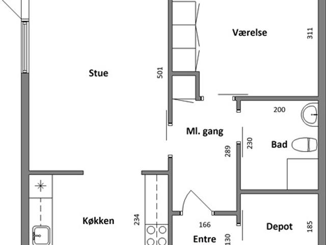 Lejlighed til leje i Ringkøbing, Århus