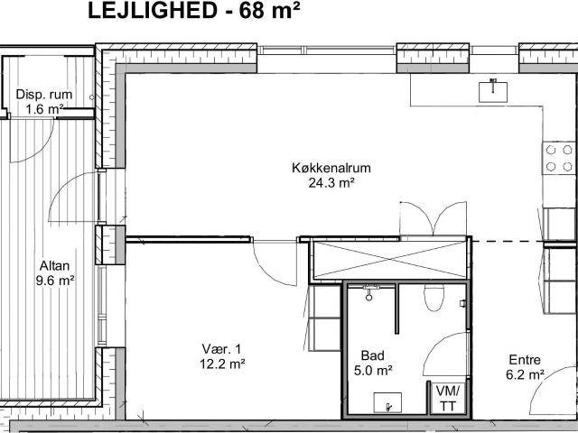 Lejlighed til leje i Sønderborg