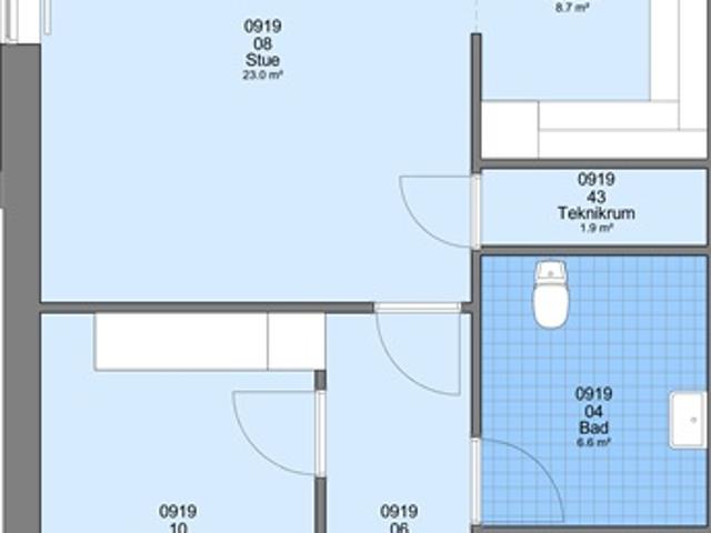 Lejlighed til leje i Ribe, Esbjerg