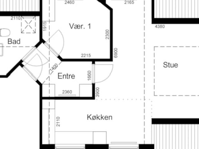 Lejlighed til leje i Roslev, Århus