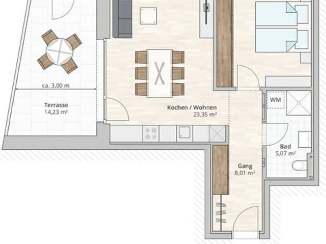 Apartment kaufen in Muntlix, Zwischenwasser