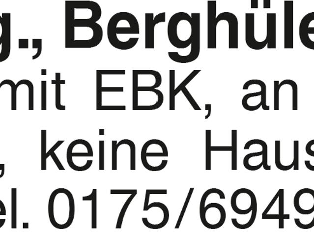 Wohnung mieten in Bühlenhausen, Berghülen