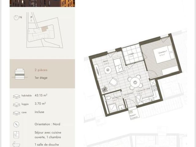 Apartment mieten in Le Mont-Carmel, Givisiez