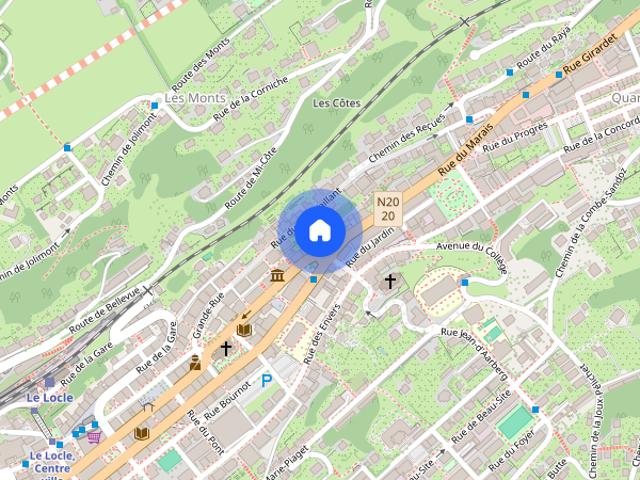 Apartment mieten in Les Monts, Le Locle
