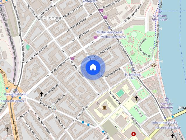 Apartment mieten in Grossbasel, Basel