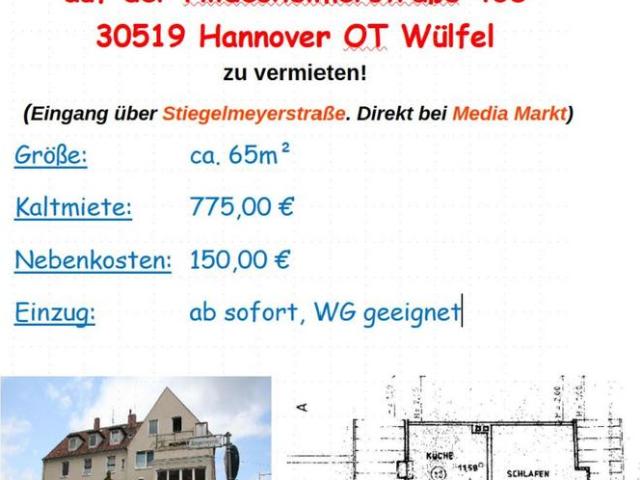 Wohnung mieten in Wülfel, Hannover