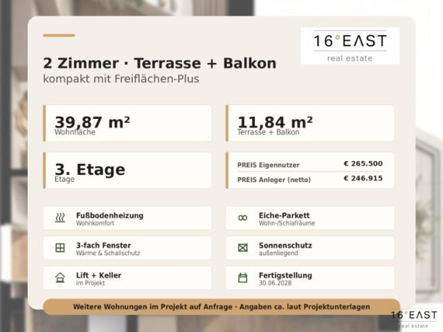 Terrassenwohnung kaufen in Simmering, Wien