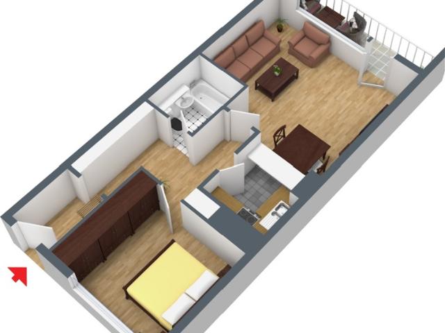 Etagenwohnung mieten in Offenbach, Waldhof