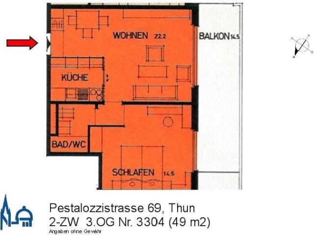 Apartment mieten in Gwatt, Thun, Bern