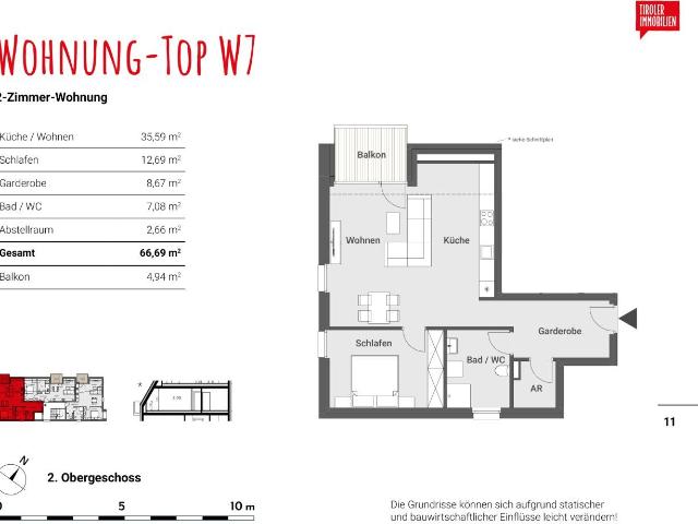 Etagenwohnung kaufen in Kufstein