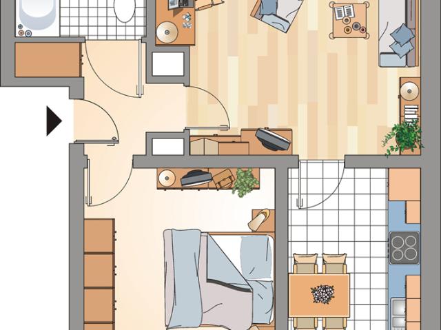 Apartment mieten in Resser Mark, Gelsenkirchen