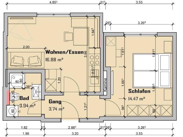 Apartment mieten in Niederhofen, St. Johann in Tirol