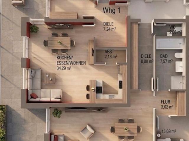 Wohnung kaufen in Karlsdorf-Neuthard, Baden-Württemberg