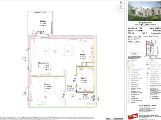 Apartment mieten in Enzesfeld-Lindabrunn, Niederösterreich