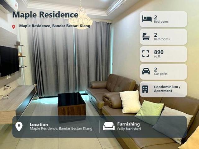 Serviced Residence for rent in Bandaraya Klang, Klang