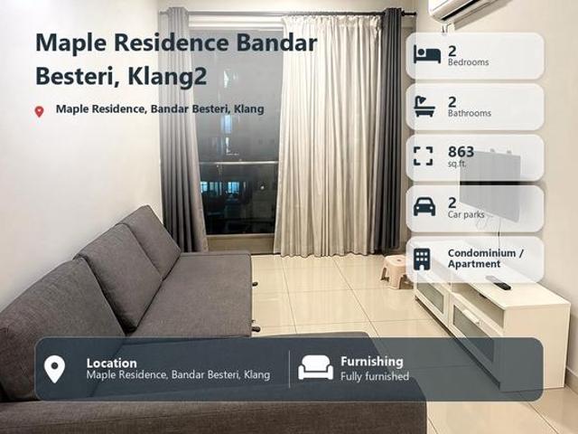 Serviced Residence for rent in Bandaraya Klang, Klang
