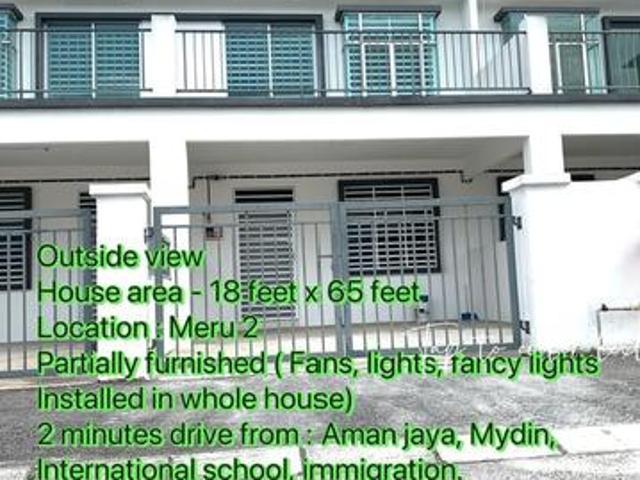 Terraced House for rent in Perak, Tanjong Ipoh