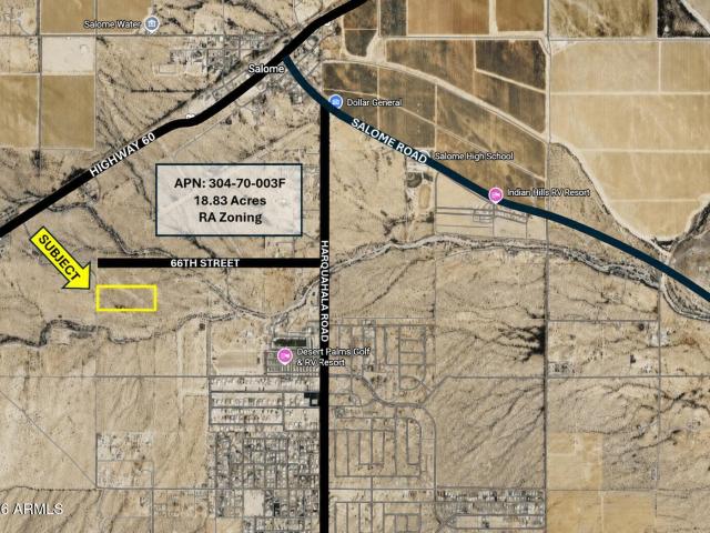Land for sale in Salome, La Paz County