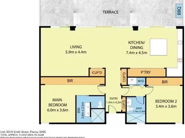 Apartment for rent in Fitzroy