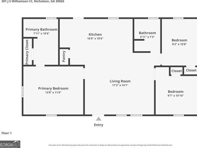 House for sale in Nicholson, Georgia