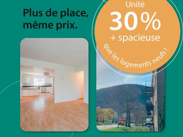 Apartment for rent in La Vallée-du-richelieu, Quebec