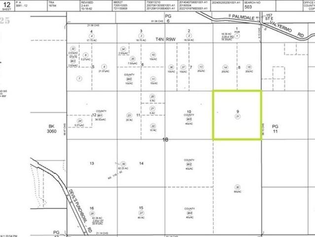 Land for sale in Valyermo, California