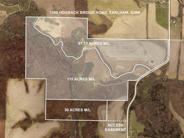 Land for sale in Earlham, Iowa