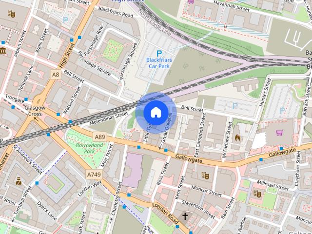 Apartment for rent in Calton, Scotland