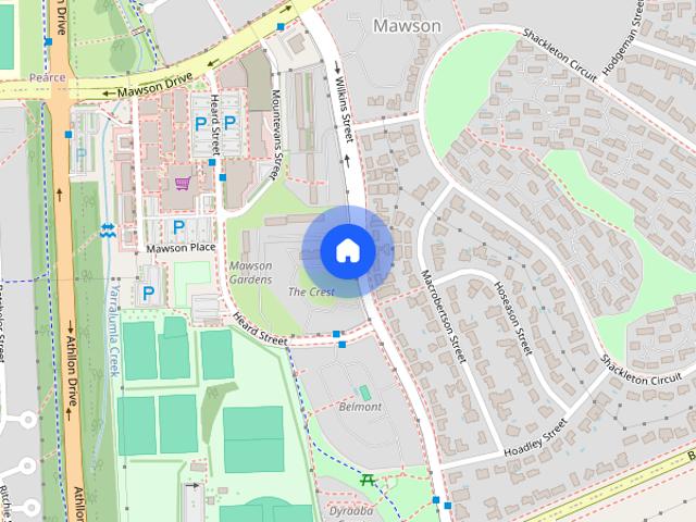 Apartment for rent in Mawson, District of Woden Valley