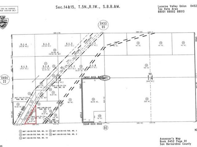 Land for sale in Lucerne Valley, California